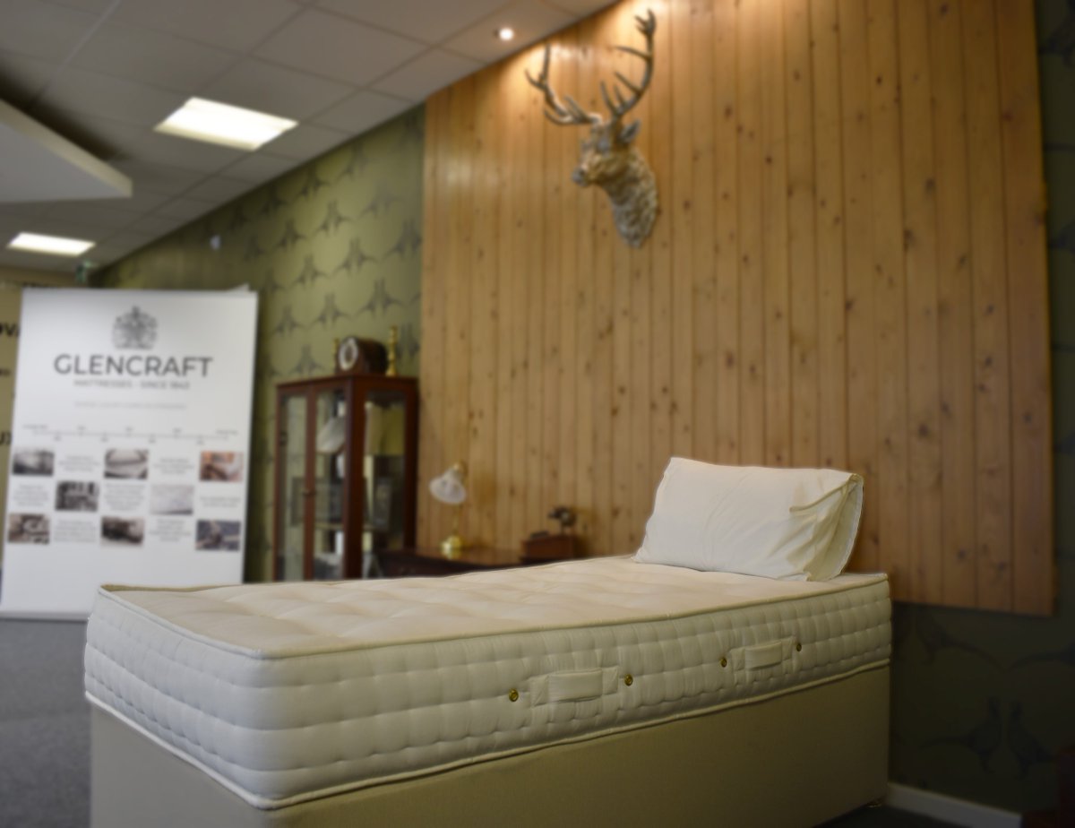 Introducing the Merida Classic! With high quality natural fibres and our in-house manufactured Bonnell Sprung units making your best night's sleep even more affordable.

Be the first to try the brand new Merida Classic in our Aberdeen Showroom now!