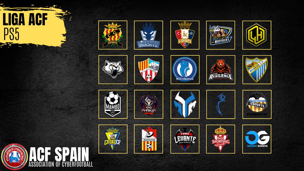 #Noticias | PS5

🗞️| Estos serán los 20 equipos que participarán en esta primera temporada de <a href="/ACF_Spain/">ACF Spain</a>