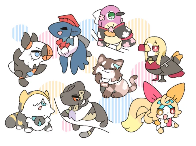 なにかににてるいきもの #にじっこどうぶつ 