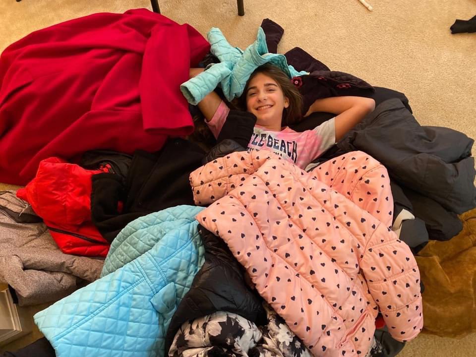 wsccenter's tweet photo. Thank you to Isabella and Lily who donated 10 BAGS of winter coats to keep our clients nice and warm this winter! Inspired by @onewarmcoat these Girl Scouts are #sharingwarmth and notes of inspiration to all who come in need. https://t.co/QY1l4sOTiv