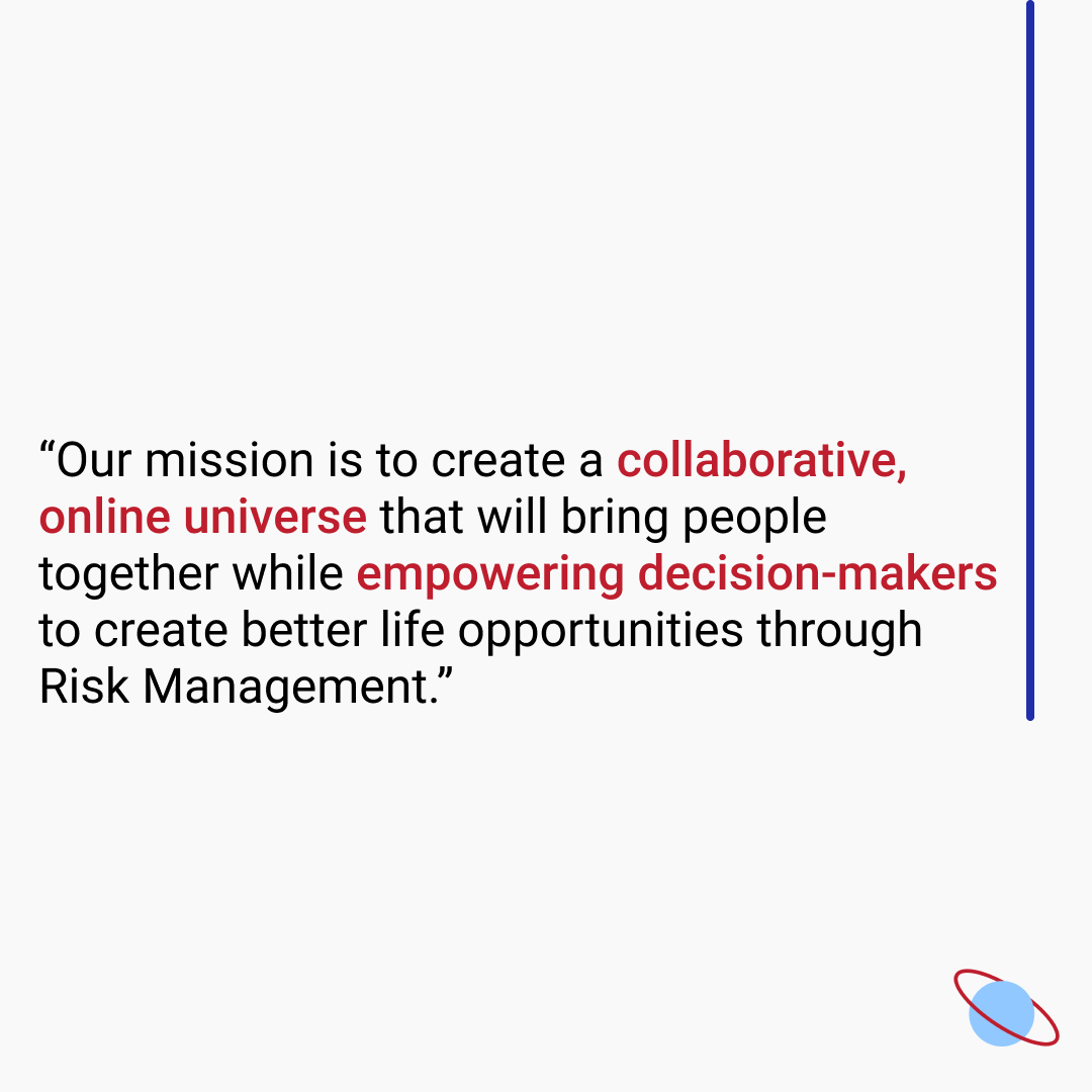 iSolvRisk's tweet photo. Give users the power to improve their quality of life through smart decision-making. That is our purpose. https://t.co/ChUrXE8IH2