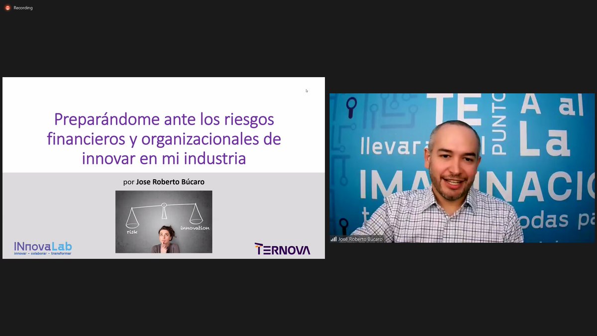 asielsalvador's tweet photo. En #Día3 #ASIIW2021 José Roberto Búcaro, Líder de Ecosistemas de Innovación @InnovalabSv aborda el tema: Preparándome ante los riesgos financieros y organizacionales de #Innovar en mi industria
#ASIInnovationWeek2021 #ElSalvador https://t.co/BmKq8QWFJj