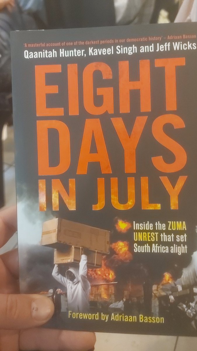 ME_Beaumont's tweet photo. A very important book about an unaccounted for time in our country. #EightDaysInJuly @QaanitahHunter https://t.co/O8FnUhGzlx