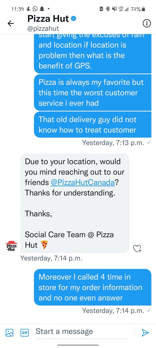 Devil4Vamps's tweet photo. @PizzaHutCanada @pizzahut You can check the reply in the DM https://t.co/4IfWfC83wI