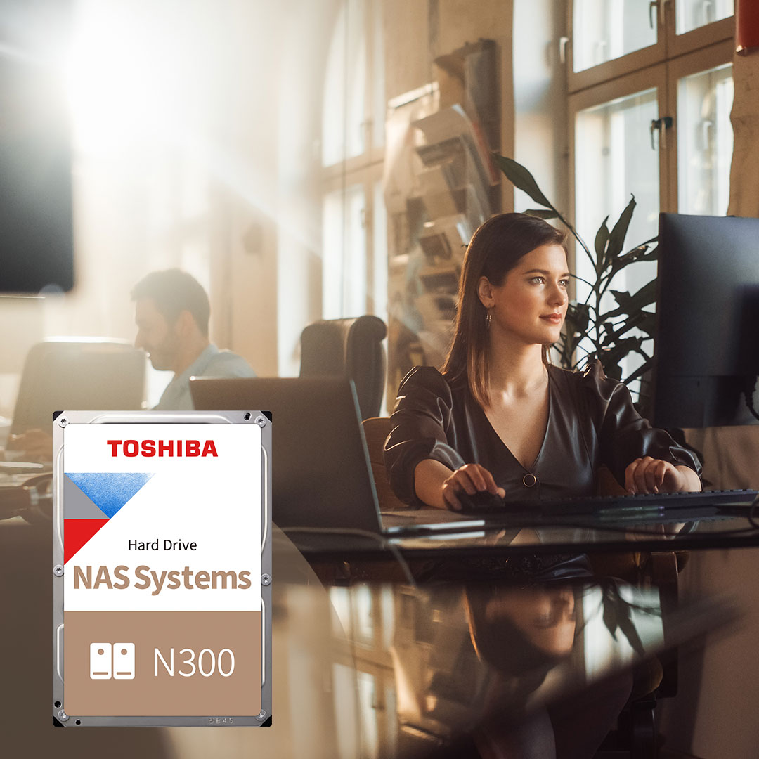 Toshiba على X: Businesses are generating more data than ever! 💾 The  Toshiba N300 NAS Internal Hard Drive is an efficient data storage solution  for your home office or small businesses. Learn
