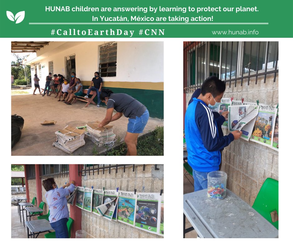This is how children in Hunab are answering the #CallToEarth  #cnn Children teaching other children