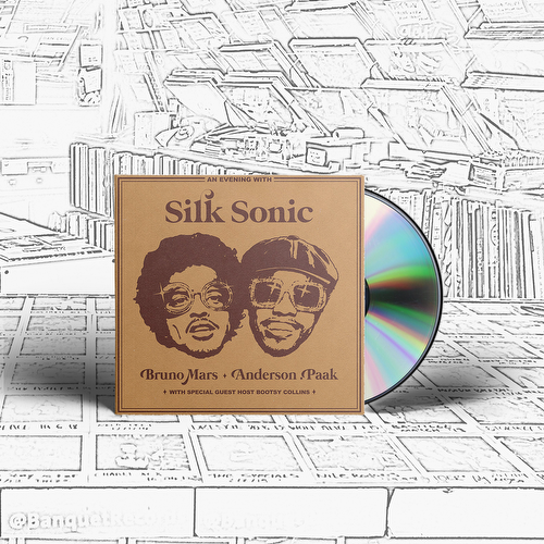 BanquetRecords's tweet image. multiple Grammy Award winners @BrunoMars and @AndersonPaak present the release of new album, An Evening With Silk Sonic – available November 12. banquetrecords.com/anderson-.paak…
