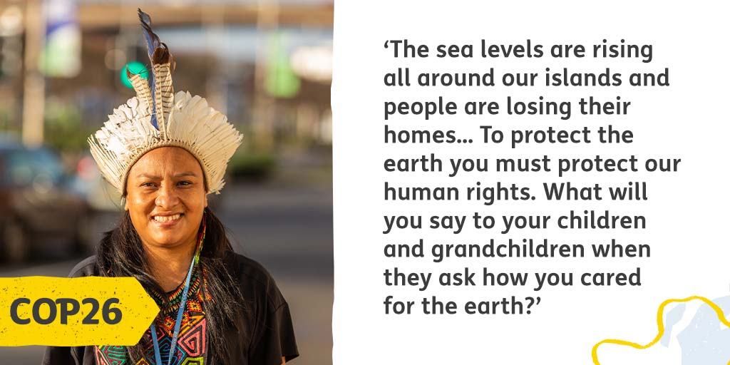 This is why keeping 1.5°C alive matters to Jocabed Solano, a young theologian and indigenous activist from Panama 👇

📷 <a href="/sccscot/">Stop Climate Chaos Scotland</a>