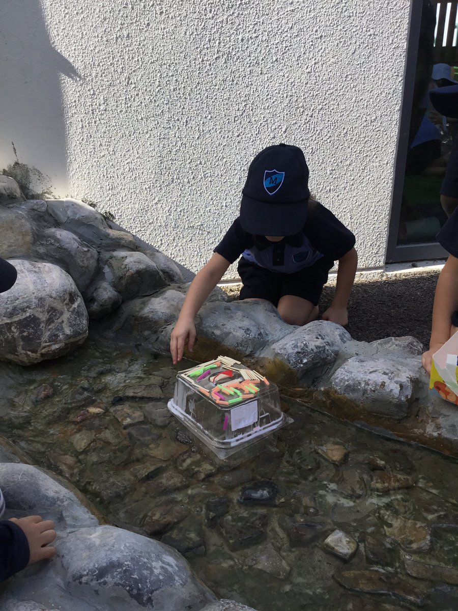 MTSFS_Gemma's tweet photo. After testing materials last week, this week we have been hard working hippos and created our own boats. We tested them on the river and had to create a plug in the pond so we could watch all the boats together. #HPL #community #discoveradership #earlyyears #mtsstudents https://t.co/rUNsQsxcUe