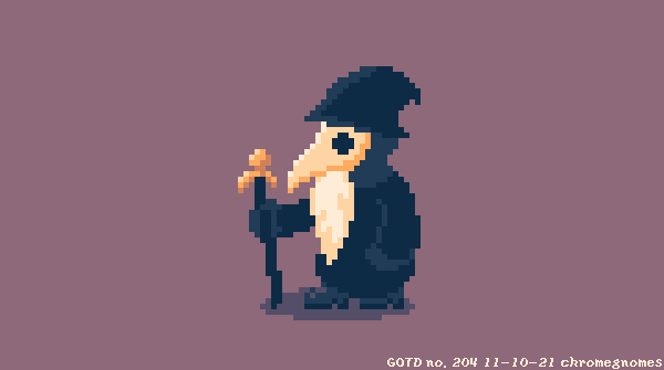 chromegnomes's tweet photo. Today's #GnomeOfTheDay: Plague Gnome

for @Pixel_Dailies prompt #PlagueDoctor #pixelart #pixel_dailies https://t.co/ZBAmWEzIrf