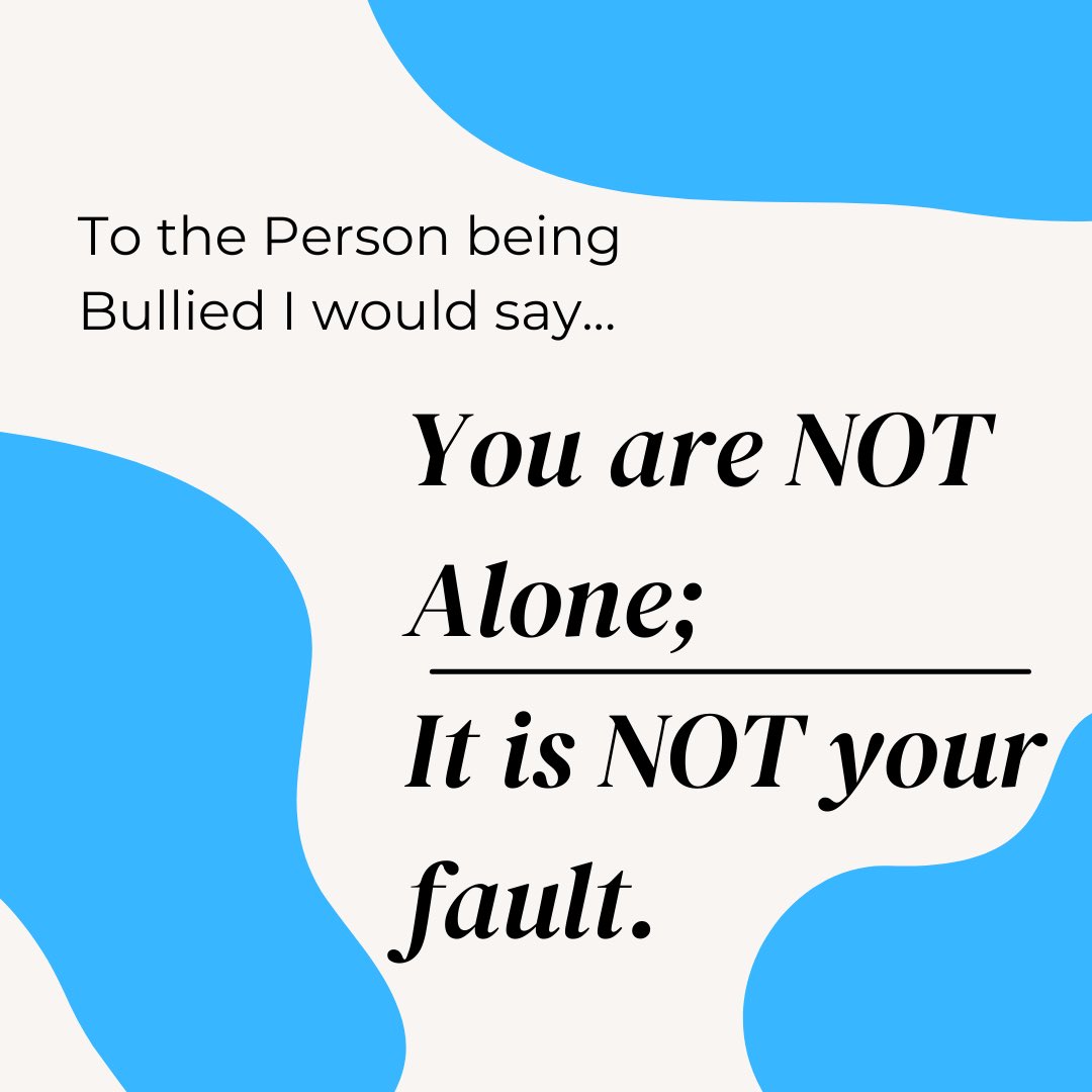 DrMauriceDuffy's tweet photo. Those who bully others are looking to gain a feeling of power, purpose and control. 
Stripping this from your bullies hands will give you back your freedom. Always stand up for yourself. 
#AntiBullyingWeek  #AntiBullying #BullyingPrevention 
3/3 https://t.co/B7cSL198xV