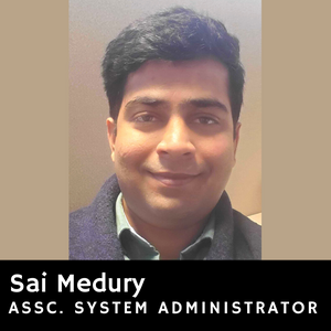 ACCREVandy's tweet photo. Sai Medury joins ACCRE as Associate System Administrator: https://t.co/Cxg7fKJ8XU https://t.co/7jWpvSBV0p