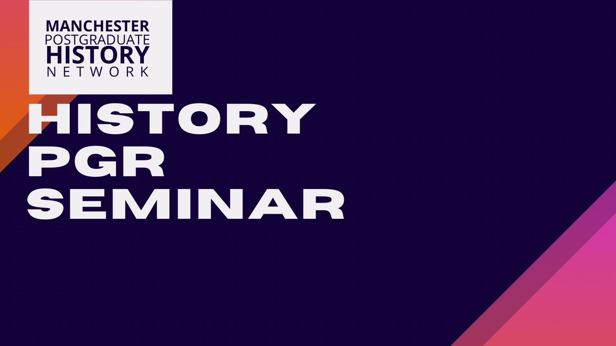 And we’re off… 

<a href="/JakeGandy98/">Jake Gandy</a> and @Jesswhitehist kick off our autumn and winter programme looking at race, community, and everyday life in Manchester.