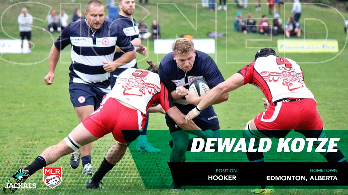 DallasJackals's tweet photo. SIGNED ✍️ 𝗖𝗔𝗡𝗔𝗗𝗜𝗔𝗡 𝗡𝗔𝗧𝗜𝗢𝗡𝗔𝗟 𝗧𝗘𝗔𝗠 𝗣𝗥𝗢𝗦𝗣𝗘𝗖𝗧 Dewald “Dewy” Kotze signs! 

Kotze moved from South Africa to Canada and began playing for Alberta Rugby. He represented U20 Canada &amp; joined Pacific Pride later being named to the extended Canadian squad in ‘21 https://t.co/YmDdpoc2pr