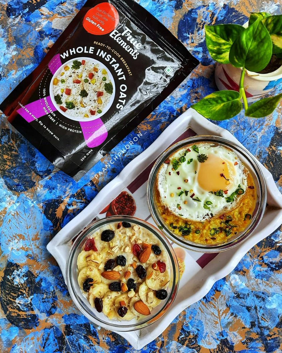 trueelements's tweet photo. Sweet or savoury what's your pick?
By: @_paanchphoron_
#TrueElements
#FoodthatDOESNOTlietoyou
#InstantOats #Sweet #Savoury #Oats #Breakfast https://t.co/lOJ8Ae7uKo