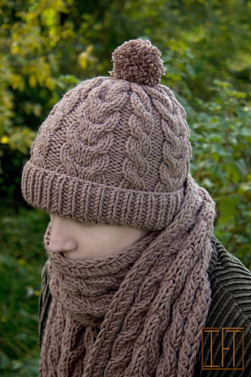 IKhoroshaeva's tweet photo. Excited to share the latest addition to my #etsy shop: Cable Beanie & Scarf Knitting Pattern Set // Oversized Scarves // Easy Unisex Accessories Pattern https://t.co/uixr0K2Yc2 #birthday #christmas #hatmakinghaircrafts #hatknittingpattern #hatandscarfset #knittedscarf https://t.co/Ju1KG11N3V
