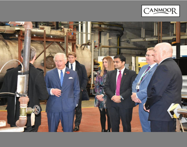 Canmoor get the royal seal of approval!

We were thrilled to welcome Prince Charles to Canmoor’s Westway Park during COP26, as His Royal Highness visited @doosan_babcock 

#Westwaypark #Canmoor