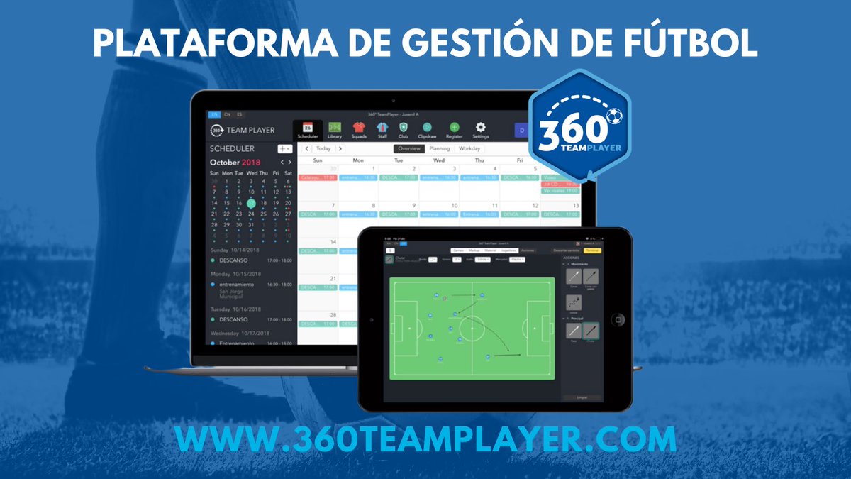 360TeamPlayer's tweet photo. 💻Todo lo que necesitas para ser el mejor entrenador ⚽️🏆

➡️https://t.co/uAAMOen40Q ⬅️

#360teamplayer #coach #football #soccer  #Fútbol #entrenador #Gestión https://t.co/94OdvAJDWQ