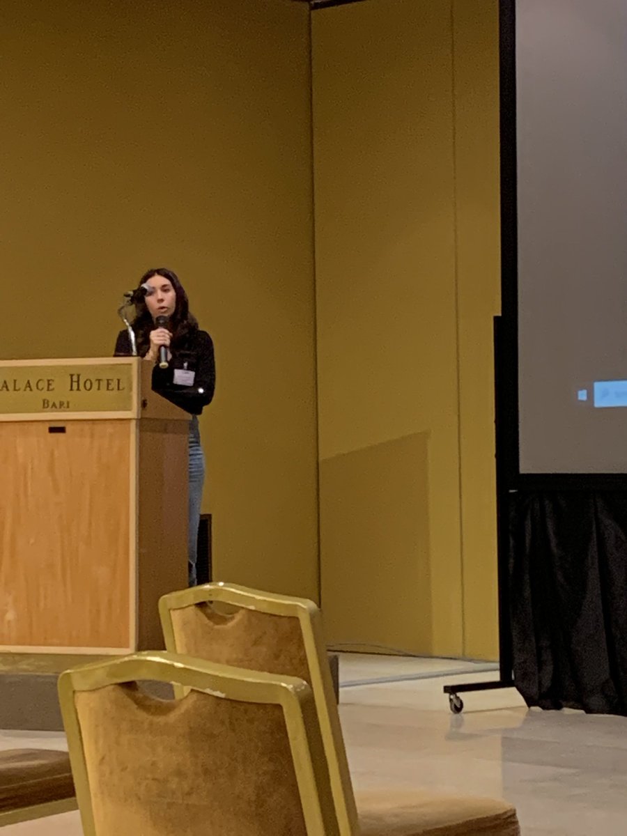 FoodPhDUnipr's tweet photo. @ClaraPedrazzani is debuting at #MycoKey conference in Bari. She has started her PhD on Nov 2nd, and already on the stage!
We are proud of our kids👏🏻👏🏻👏🏻
@unipr https://t.co/S6fcF2N3k3