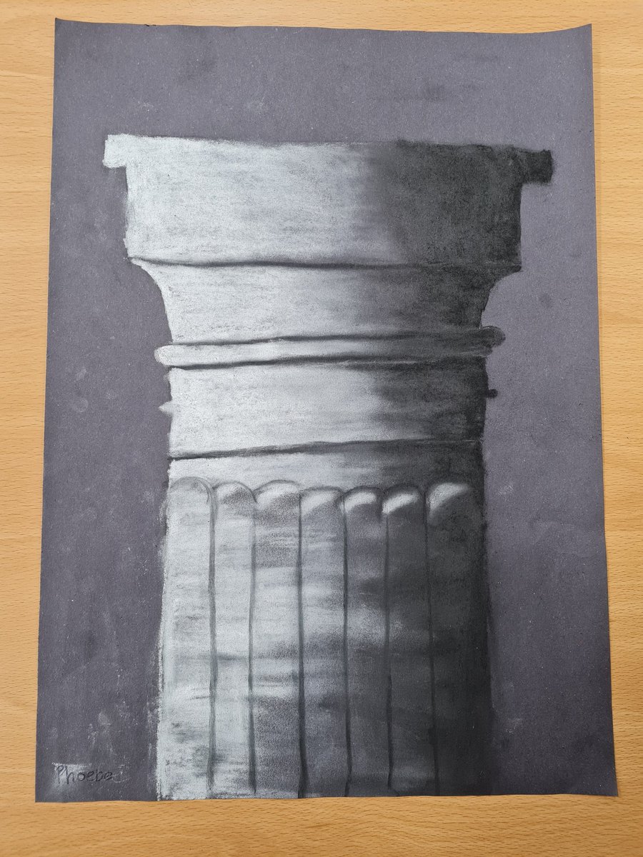 LangwathbyCe's tweet image. We have a class of super artists in Otters this year. This is just a sample of their #RomanColumn art. They were learning about dark, light and midtones and how to create shadows #skills #artinschools #artoftheday #FutureArtists
