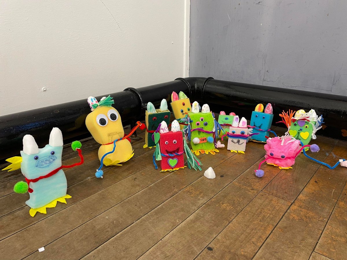 pace_yt's tweet photo. Last week the Ignite groups were getting busy creating their own monster puppets. These cool little guys will be fixtures of workshops over the next few weeks as they get put through their paces in monster training! #props #puppets #chatacters https://t.co/JgcChblKb6