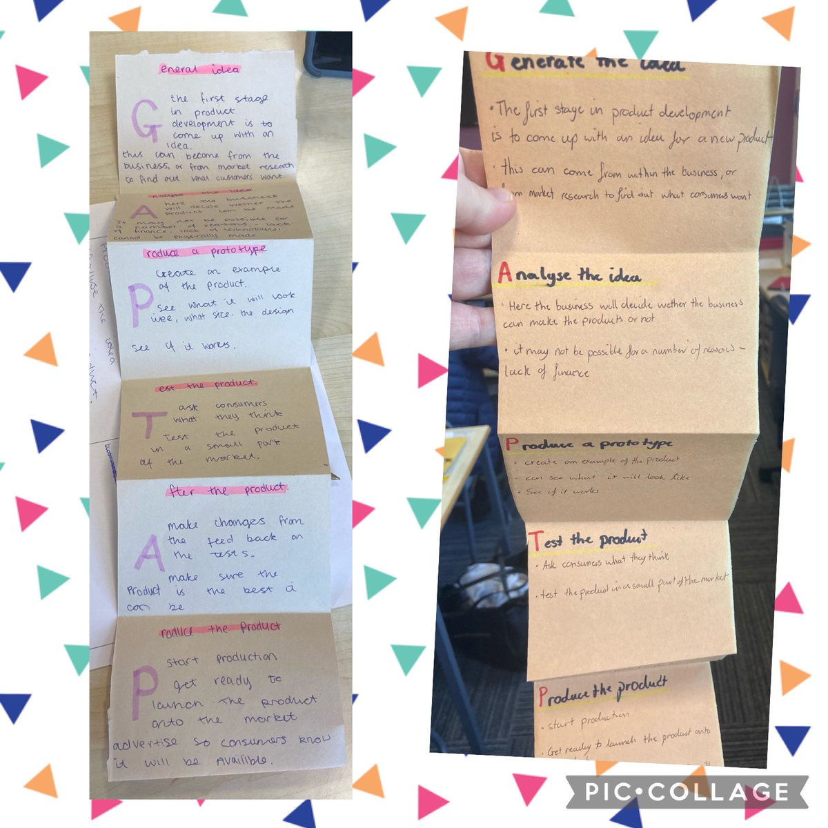 MrsTEHS's tweet image. Interactive foldable revision with #N5BusMan

 #Marketingmix #product #bizedehs