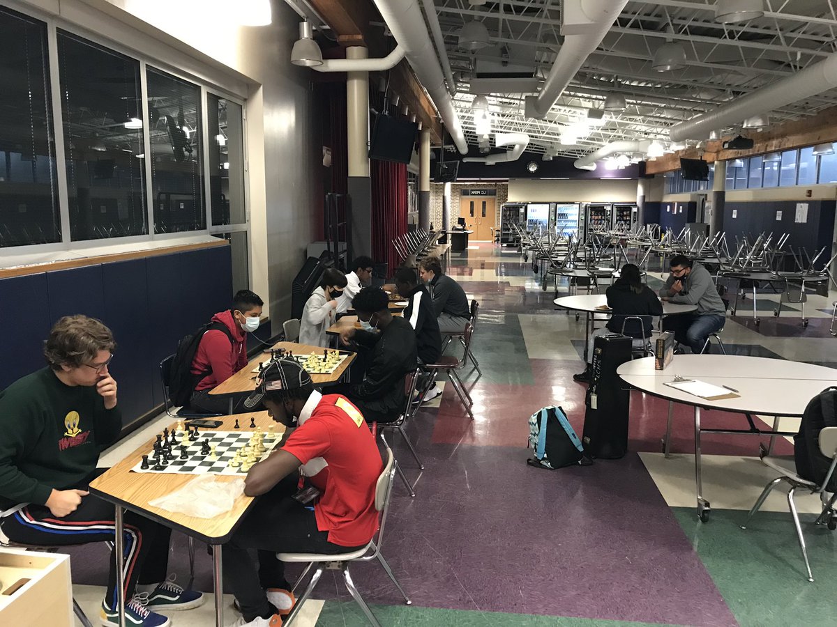 some action from our last meeting! LC Chess Club meets on Friday mornings and is open to anybody of any skill level. DM our account or find Mr. Taylor in guidance if you are interested!