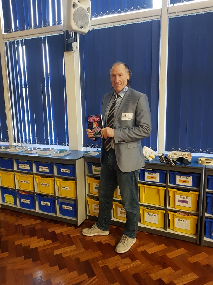 CuppaAndKaty's tweet photo. What a fantastic afternoon launching my new book "The Amazing Adventures of the Fabulous Roxy, Alex and Tiger" at @qdprimaryschool. The kids, and teachers were absolutely brilliant!
#booklaunch #education #confidence #teachers #school https://t.co/NJz96bsfqH