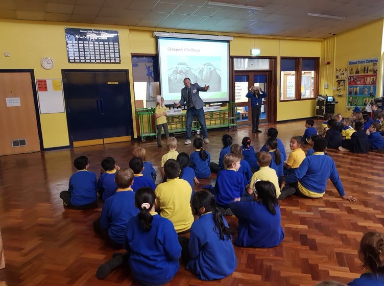 CuppaAndKaty's tweet photo. What a fantastic afternoon launching my new book "The Amazing Adventures of the Fabulous Roxy, Alex and Tiger" at @qdprimaryschool. The kids, and teachers were absolutely brilliant!
#booklaunch #education #confidence #teachers #school https://t.co/NJz96bsfqH