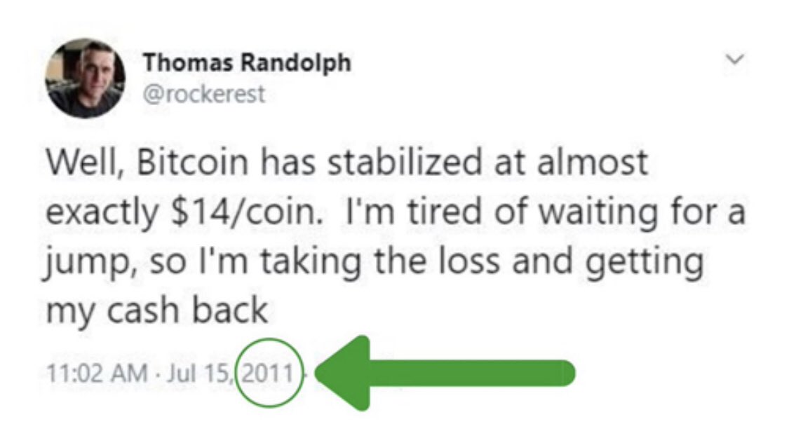 4_stake's tweet photo. Wanna sell your #Cardano $ADA ?Check this 2011 tweet before 😅 https://t.co/VkBKkR9izy