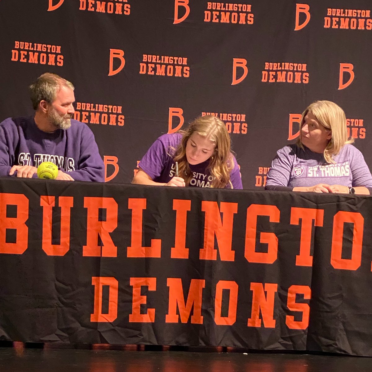 WiLightning2022's tweet photo. Congratulations to @morgan_klein04 and her signing with @USTSoftball 

#LightningPride https://t.co/Z8cSoCIi0J