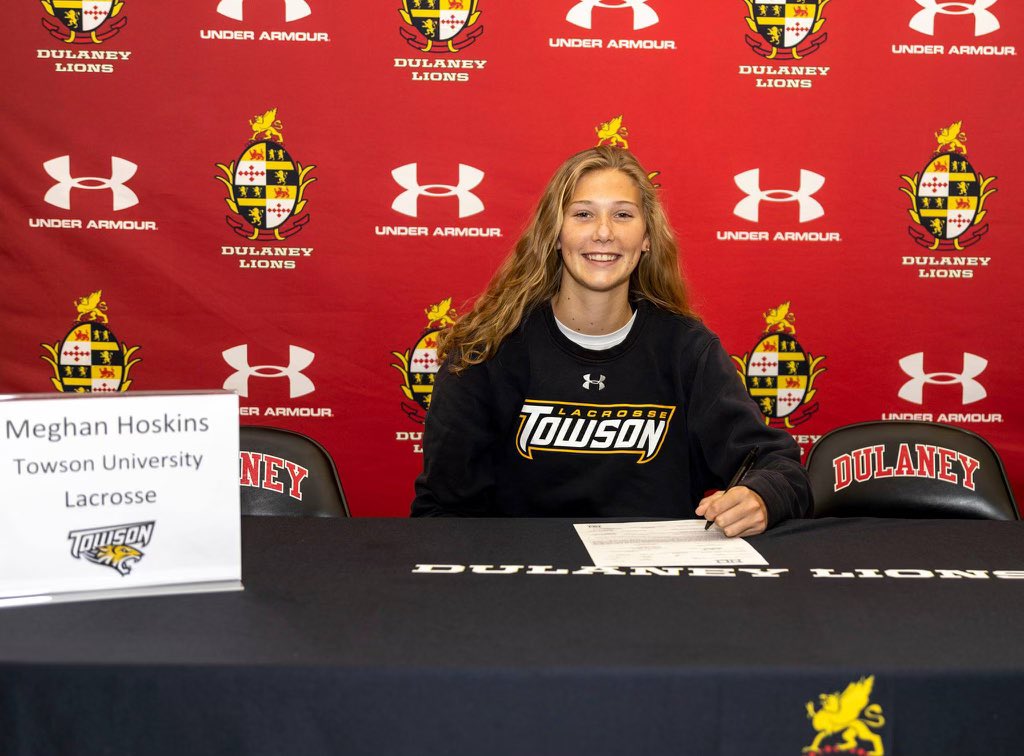 Here comes our TIGER 🐯!!  Congratulations <a href="/meghan/">Meghan Asha</a>.hoskins on National Signing Day!!  @towsonwlax scored a great one!!  Let’s GO! #collegebound #nationalsigningday