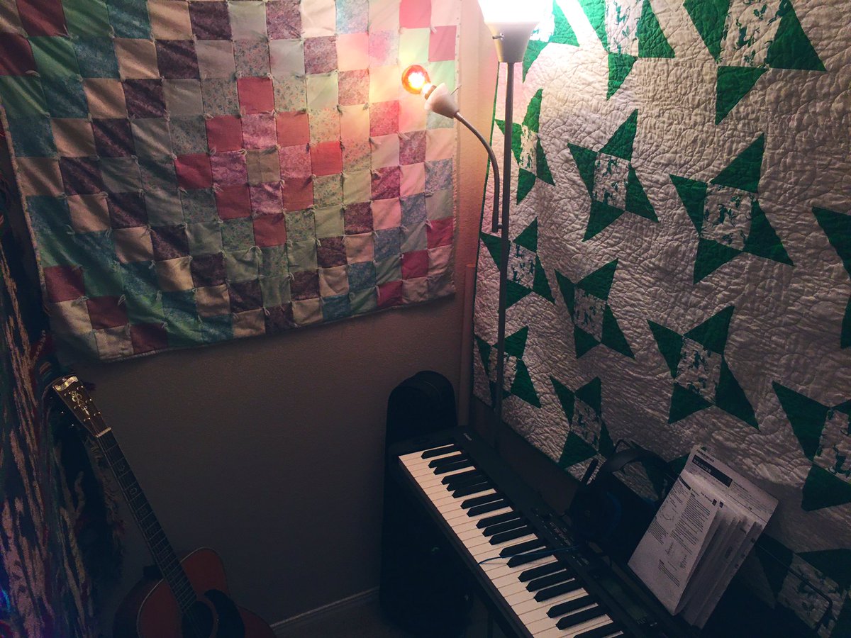 It’s #wipwednesday! You can find me in the cupboard under the stairs making original music for the podcast. 
- AJ