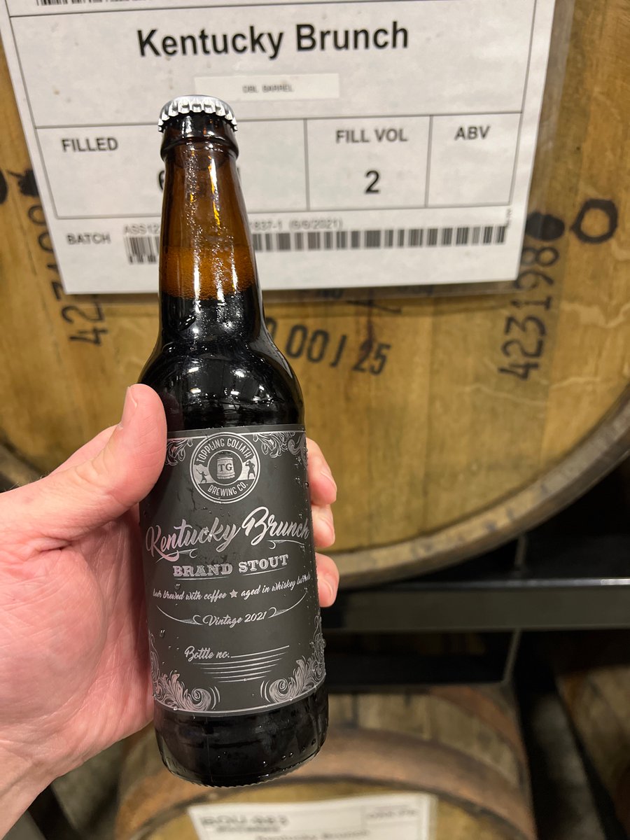 Today’s the day for bottling this ‘ol favorite. See y’all in December! #KBBS