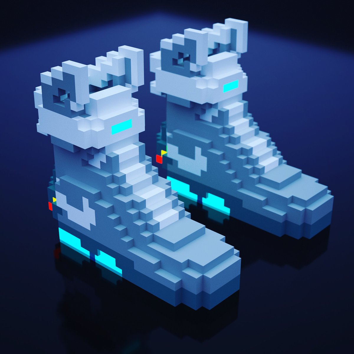 MartinSardar's tweet photo. #Nike #SNKRS #pixelart #BTTF2 #BTTF #powerlaces #RobertZemeckis #TinkerHatfield #magicavoxel https://t.co/HI32XHD2qO