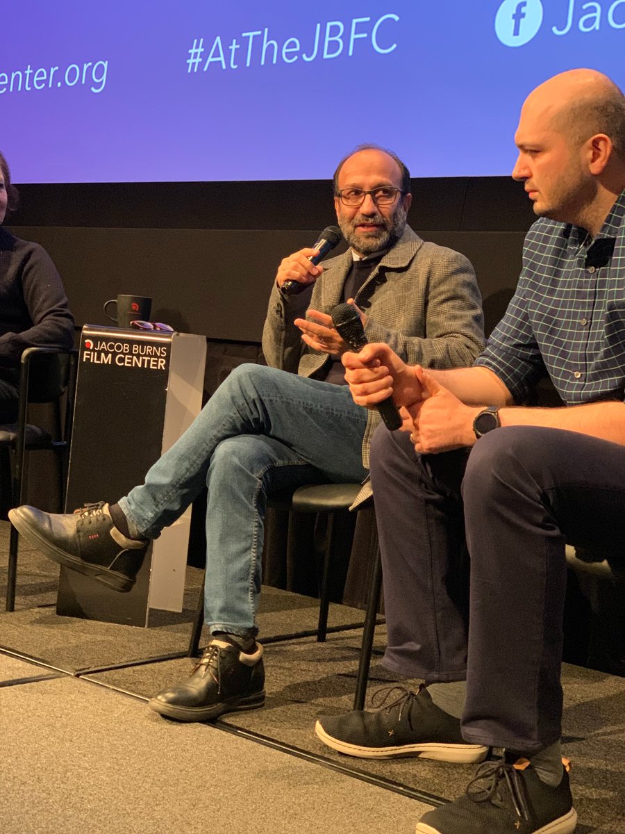 jbfc_ny's tweet photo. Special thanks to the JBFC members who joined us for last night's member preview screening of @Festival_Cannes Grand Prix winner A HERO, followed by a #JBFCLive Q&A with Filmmaker Asghar Farhadi himself! A truly magical night #AtTheJBFC📽️ https://t.co/WG2zXMeAgJ