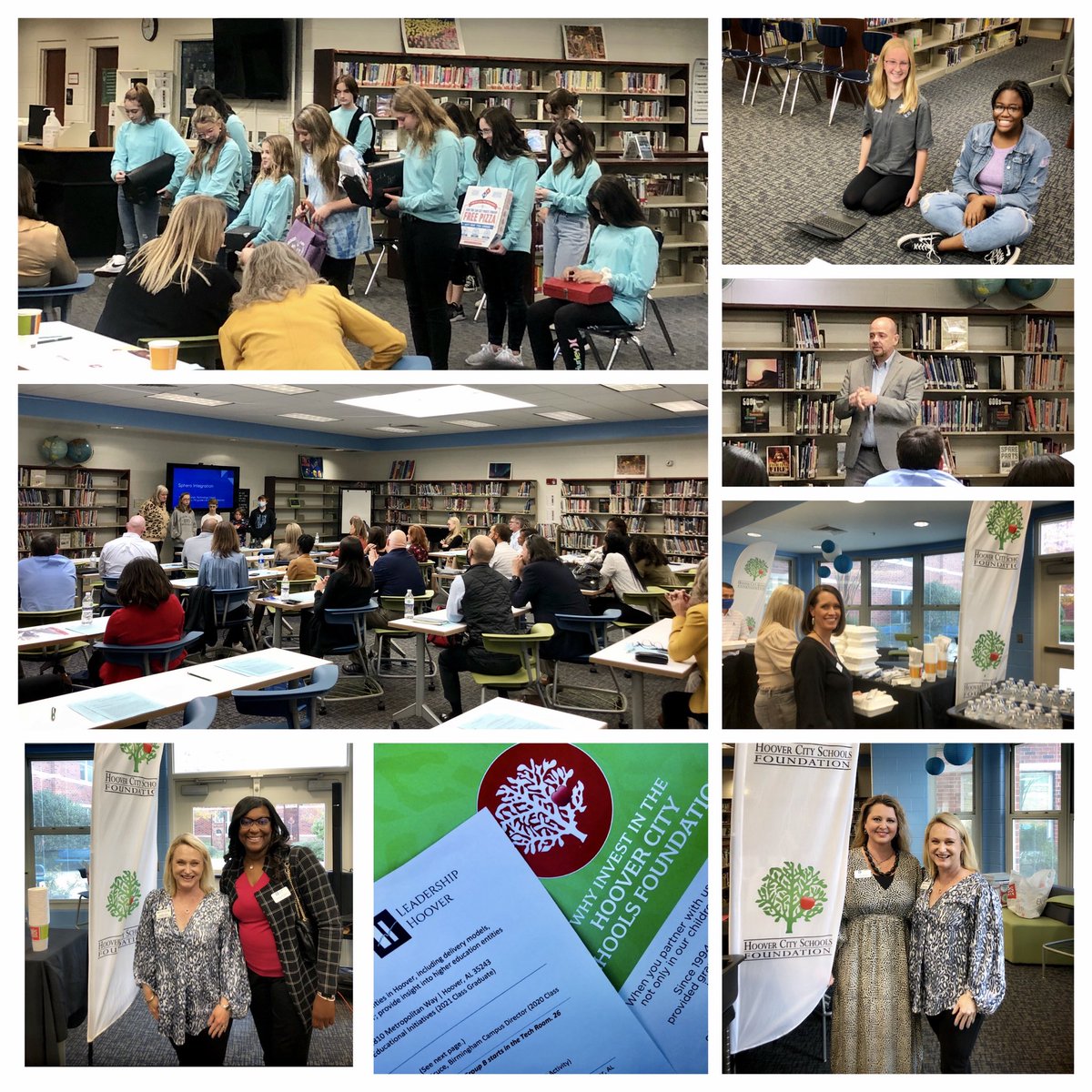 HooverCSF's tweet photo. #HooverCSF was thrilled to sponsor lunch for the Leadership Hoover group earlier this week. We heard from Dr. Robbins at Berry, several other Hoover City Schools faculty members and even students who showed off their STEM and fine arts drama skills! https://t.co/uRGyCbnWHh