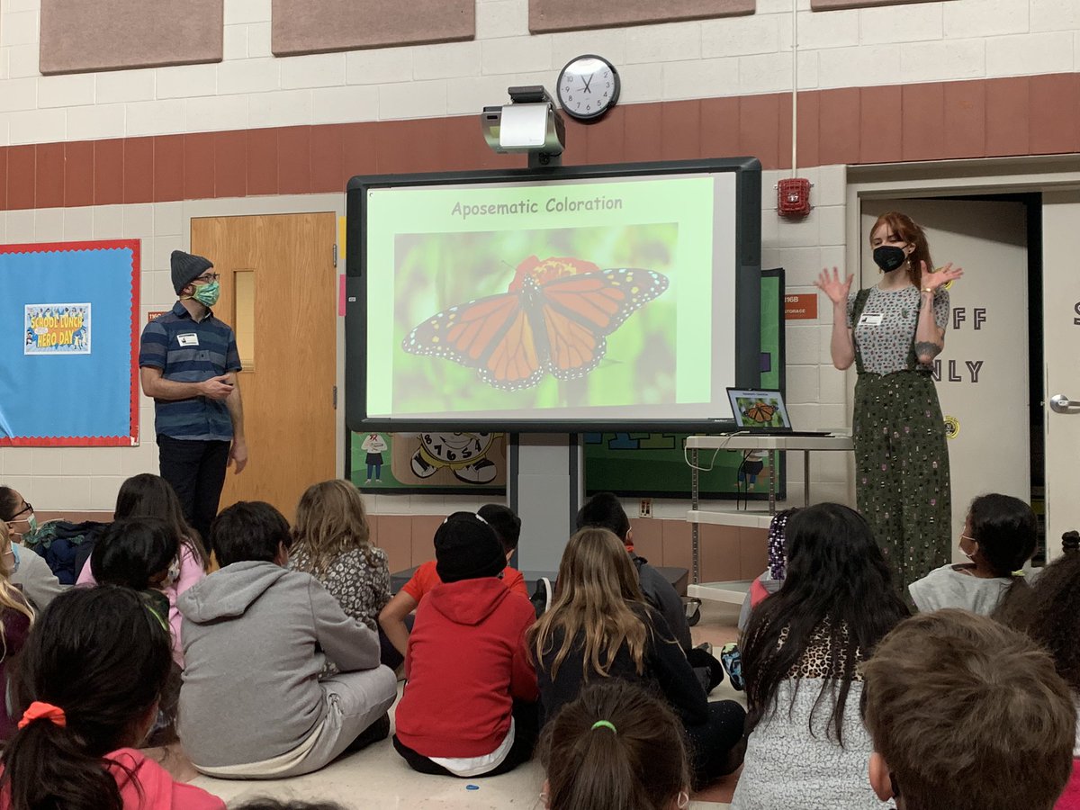 UMDEntomology's tweet photo. Who may be more interested in arthropods than @umdentomology? @MCPS! This week #Terps Todd, @PotterLovesEnto, @em_argaez, Sankara, Adelaide, &amp; Elizabeth took a field trip to Rockview Elementary to talk shop with 100 of these insect enthusiasts. Thanks for the invite Roadrunners! https://t.co/JAwkq0fLON