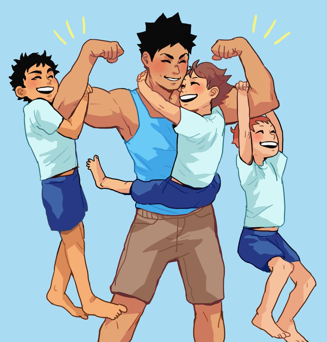 flunflun's tweet photo. Iwa love💚💙 https://t.co/zDrXxu6kbG