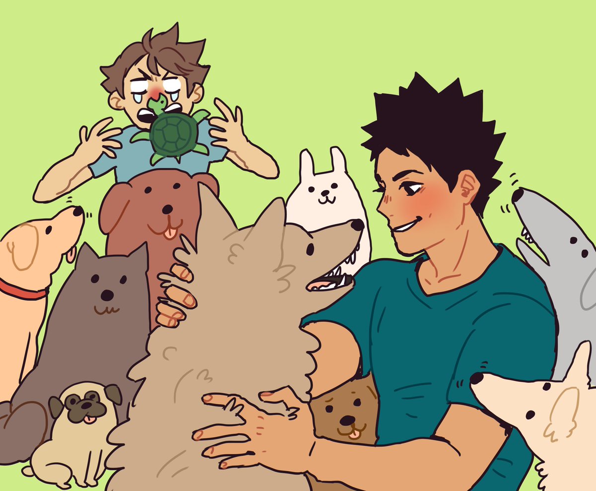 flunflun's tweet photo. Iwa love💚💙 https://t.co/zDrXxu6kbG