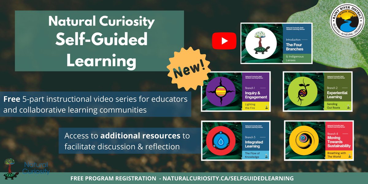 NEW!💥

The NC Team is excited to launch our free, self-guided professional learning program featuring a 5-part instructional video series featuring the voices of our authors and leading practitioners in the field 🐢

Learn more and register today: naturalcuriosity.ca/selfguidedlear…
