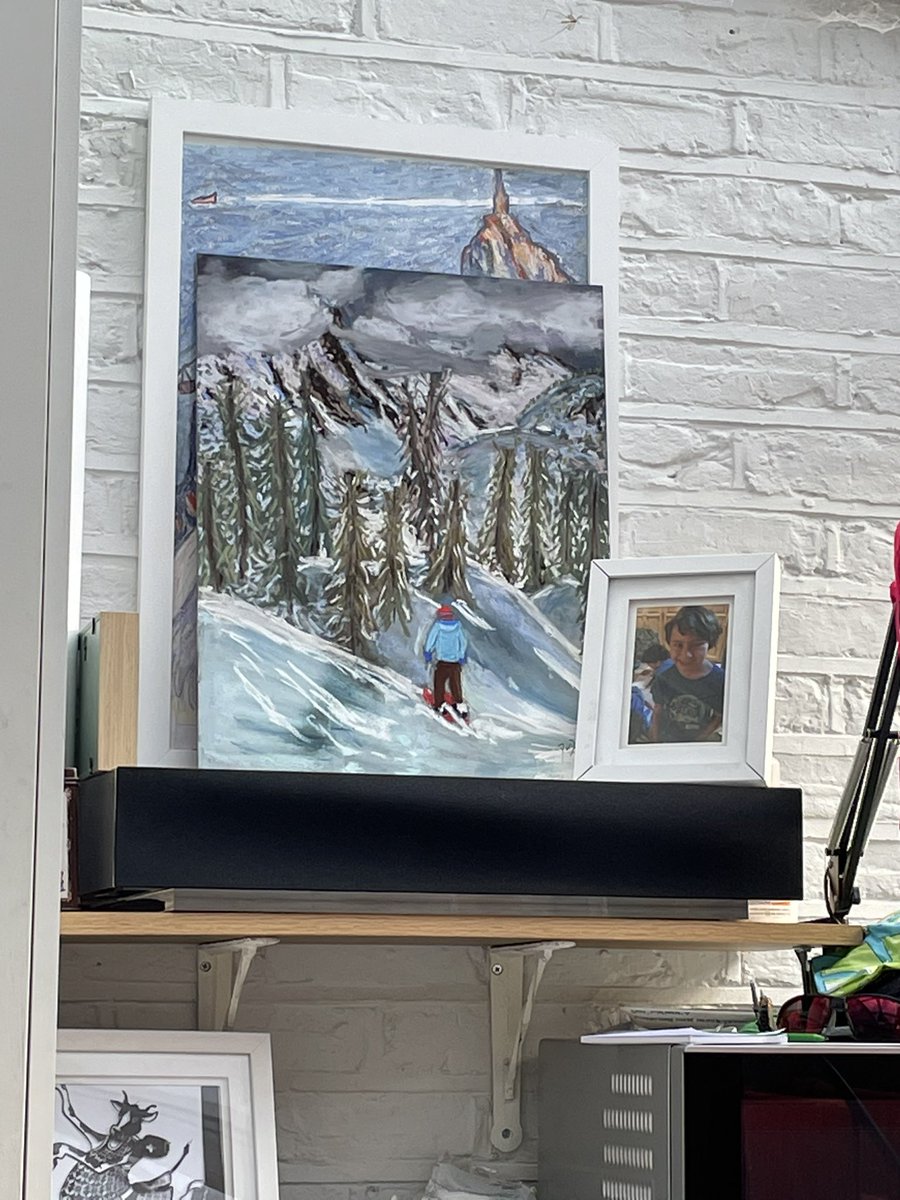 TheSki_Guru's tweet photo. Getting ready for @leeopenstudios #leegreenopenstudios - framing my last paintings from @TheSki_Guru - stop by to say hello at the Church of the Good Shepherd in Handen Road. SE12 Sat 13 and 20 from 11:00-17:00 and Sun 14 & 21 from 12:00-17:00 #alpineart #mountainsart #softpastel https://t.co/XRsnvanBws