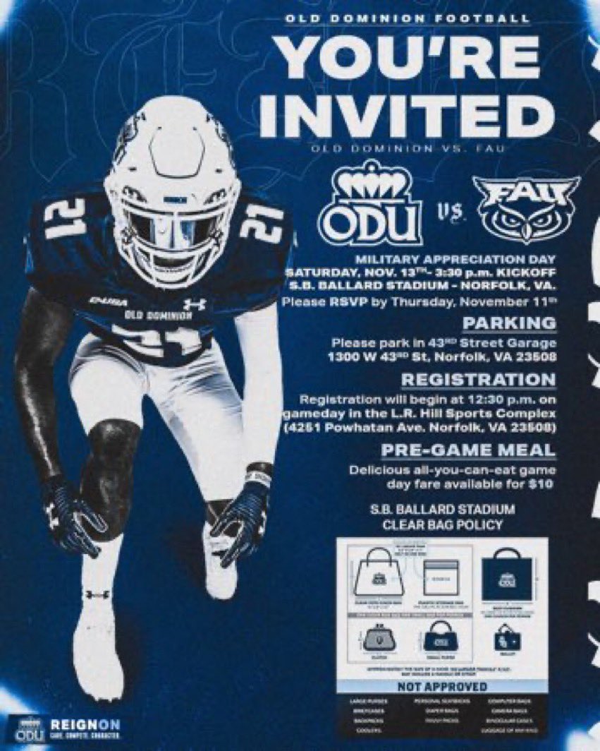 ChambersGnyus's tweet photo. @ODUFootball @ODUFootballCamp @RickyRahne @CoachWright7 @coachbaker @coachnoflyzone @WJKeenan_FB @wjkeenanraiders @wjkeenan https://t.co/qAX6YayNUc