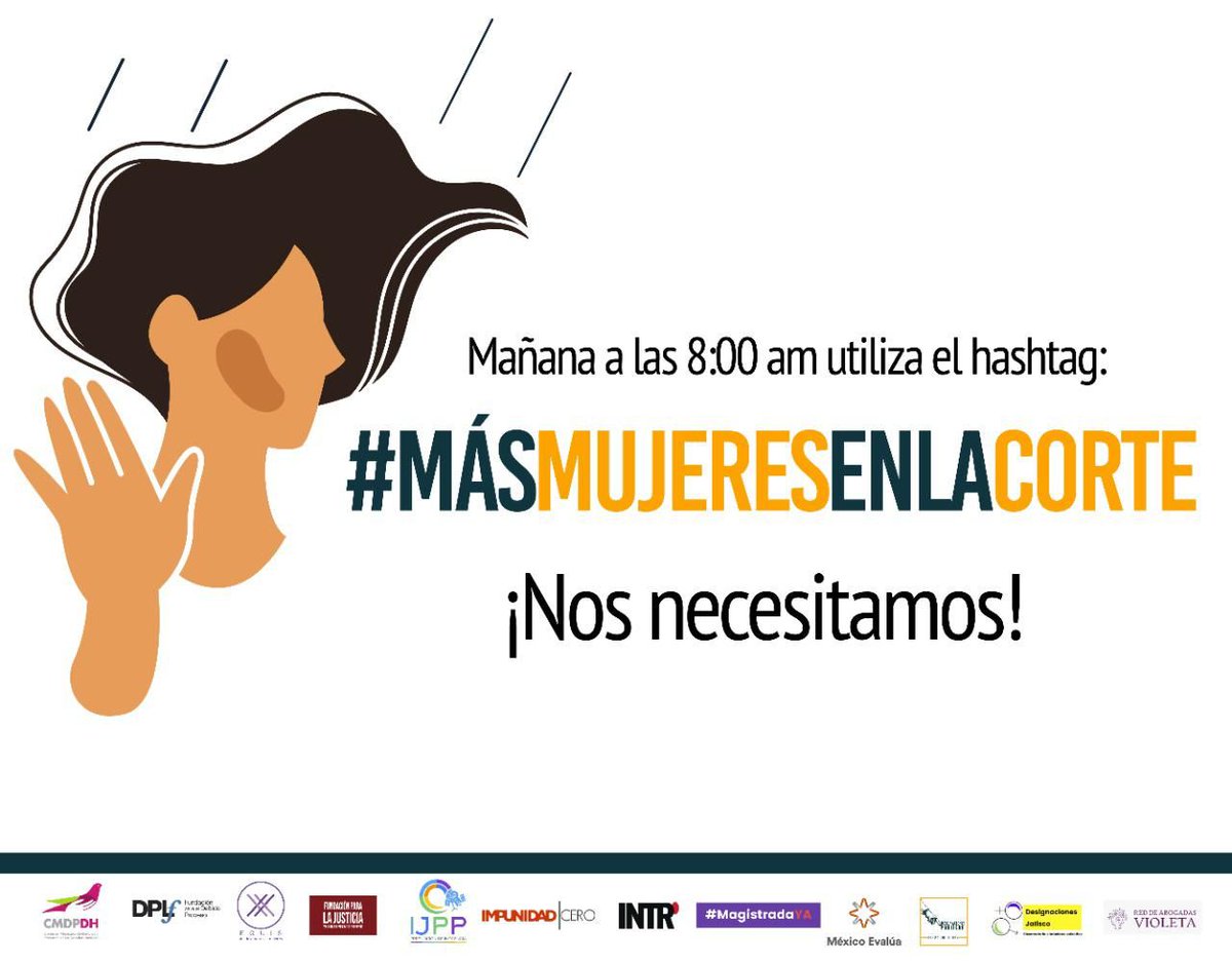 CCILagunaAC's tweet photo. ¿Sabías que 93.75% de los Poderes Judiciales NO realizan procesos de designación y ratificación público, participativos y con evaluación de sentencias? MAÑANA a las 8:00 am utiliza el HT: #MÁSMUJERESENLACORTE 
@CMDPDH
@DPLF_info
@FJEDD
@ImpunidadCeroMx 
#MagistradaYA 
@mexevalua https://t.co/CCoYMM9OIa