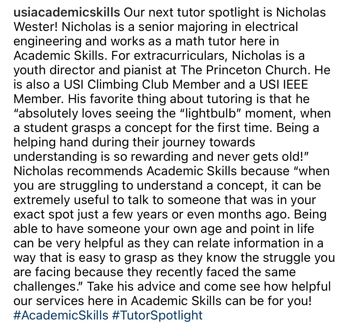 #AcademicSkills #TutorSpotlight