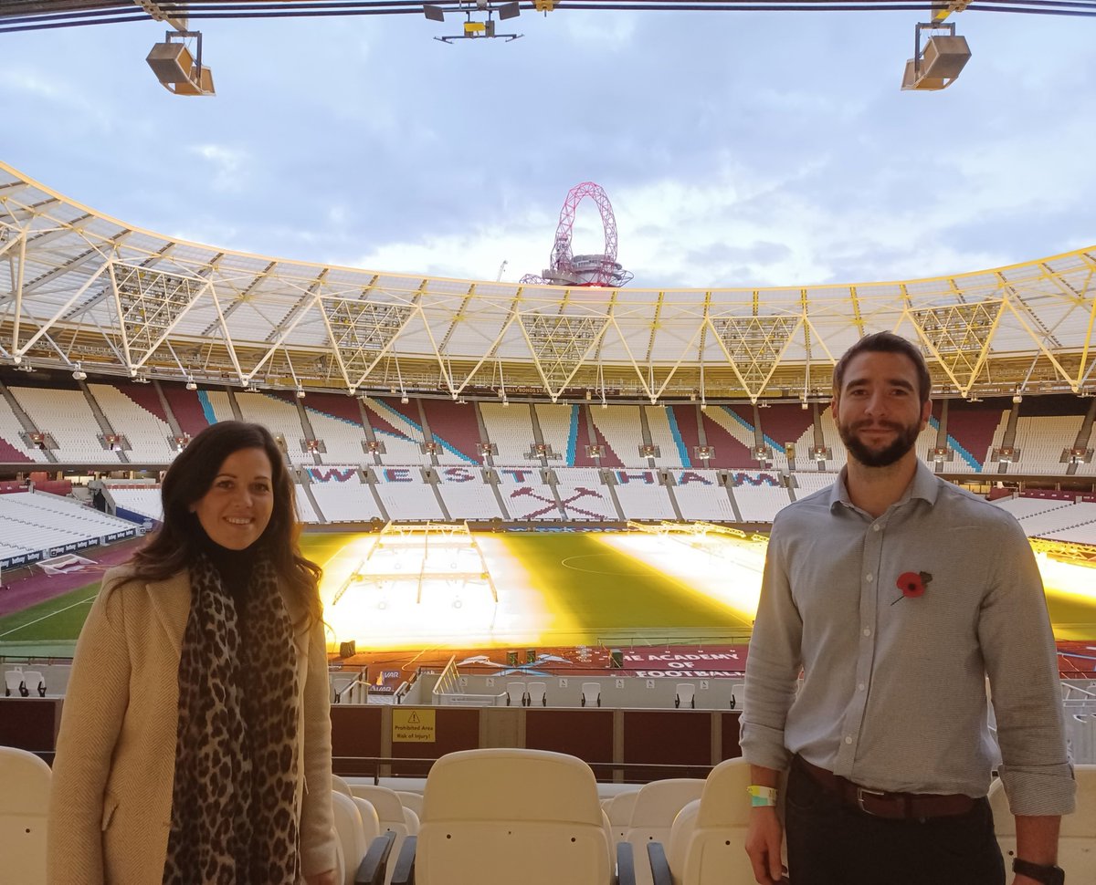 TSShrewd's tweet photo. Having worked together for over 14 months, this wasn't a bad spot for the #marketing team to finally meet in person for the first time!
We were on-site at the incredible @LondonStadium, planning something very exciting, more of which will be revealed soon. #digithealth #EVENT https://t.co/hHUevzjmBI