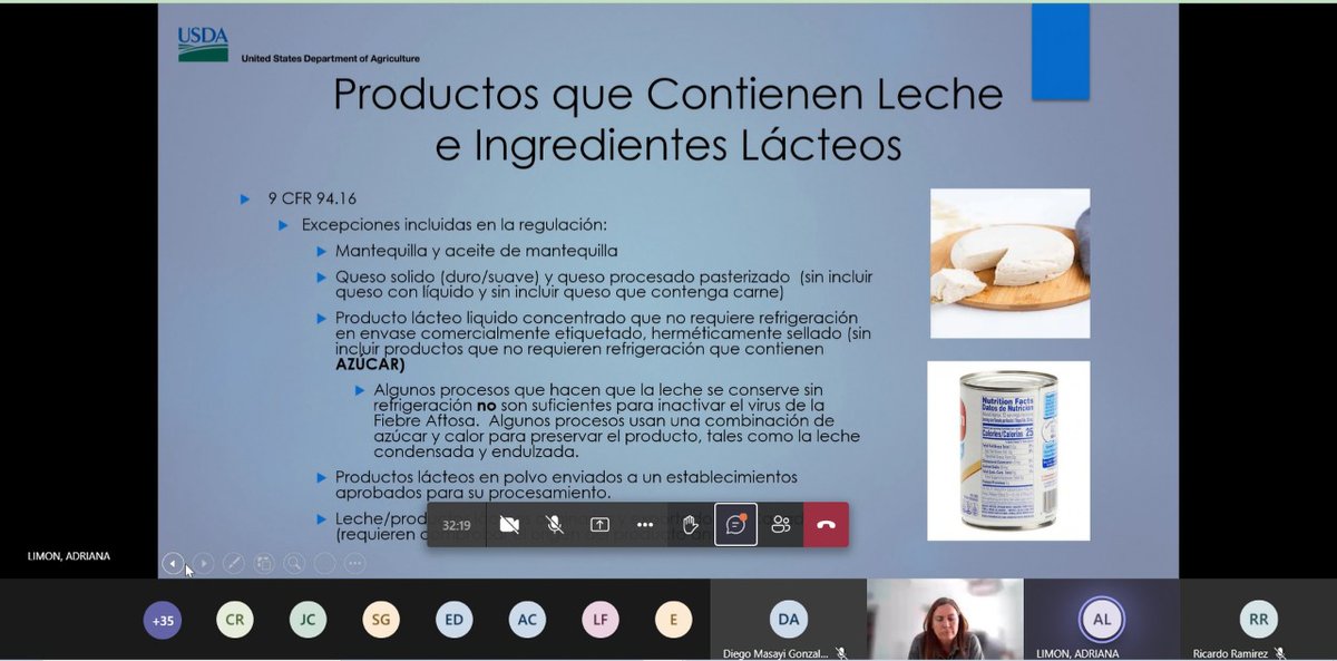 En el marco del seminario de Comercio Exterior organizado por el <a href="/CCIJalisco/">Industriales Jalisco</a>, CBP,  y lidereado por CIAJ, el presidente de la sección de Elaboración de Productos Lácteos, Óscar Mójica, dio la bienvenida a los participantes al webinar Exportación de Lácteos,
