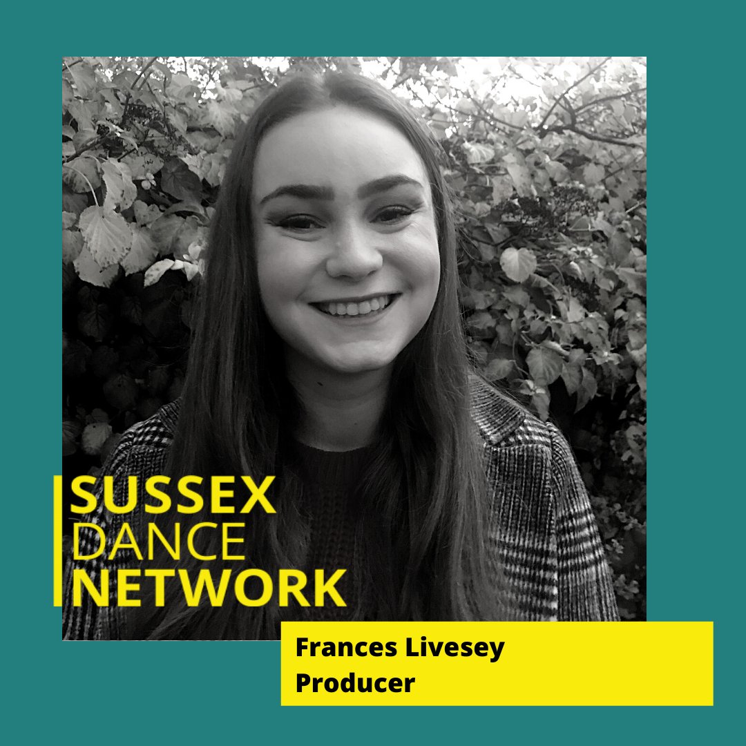 Introducing our newest team member Frances Livesey who will be joining the team as a Producer working on the ABCD Plan for Cultural Recovery: Alternative Tours project.
#welcomeback #ABCDplan #culturalrecovery #brighton #hove #producer #newteammember #sussexdancenetwork