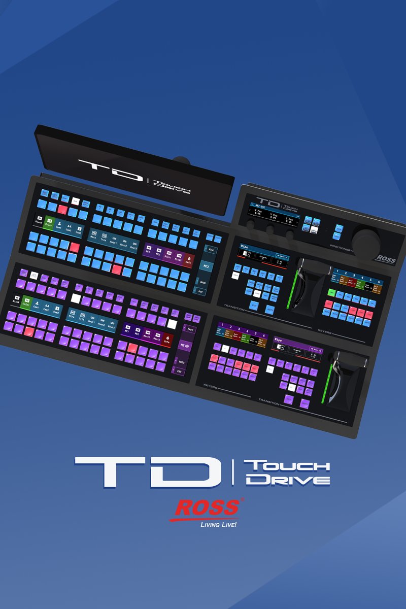 ross_video's tweet photo. Its #WallpaperWednesday and we have a set of #TouchDrive backgrounds to share with you for your phone or desktop! ๐
From the compact TD1C panel to the TD3S, pick your favorite control surface and take it with you wherever you go!
Download here!
๐ https://t.co/VjfjiRvW60 https://t.co/9o8wbKgVfP