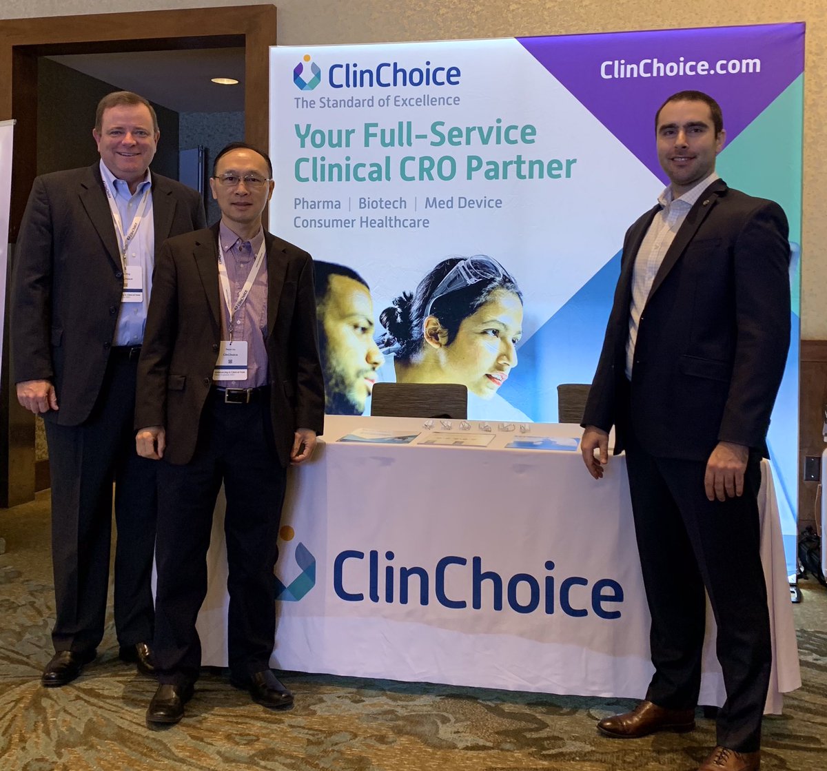 Day 2 of OCT New England.  Be sure to visit us at booth 11. #Clinicaltrial #contractresearch #CRO